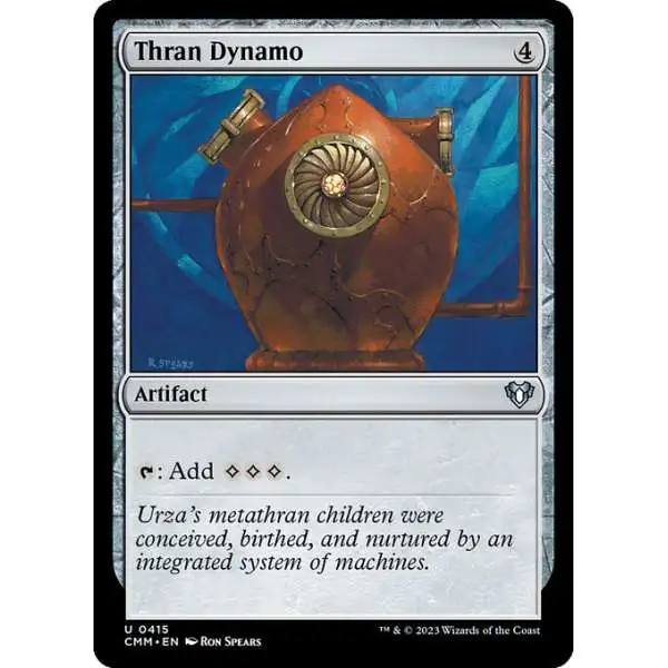 MtG Commander Masters Uncommon Thran Dynamo #415