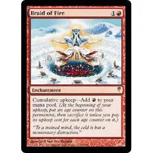 MtG Coldsnap Rare Braid of Fire #78