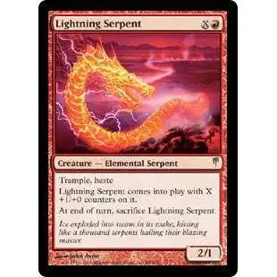 MtG Coldsnap Rare Lightning Serpent #88