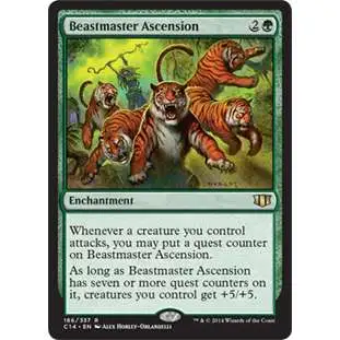 MtG 2014 Commander Rare Beastmaster Ascension #186