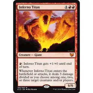 MtG Commander 2015 Mythic Rare Inferno Titan #160