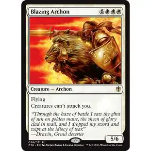 MtG 2016 Commander Rare Blazing Archon #58