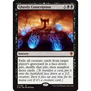 MtG 2016 Commander Mythic Rare Ghastly Conscription #111