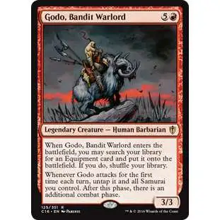 MtG 2016 Commander Rare Godo, Bandit Warlord #125