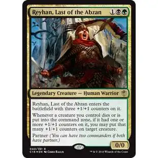 MtG Commander 2016 Rare Foil Reyhan, Last of the Abzan #40