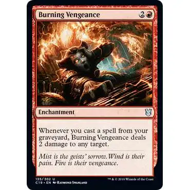 MtG Commander 2019 Uncommon Burning Vengeance #135