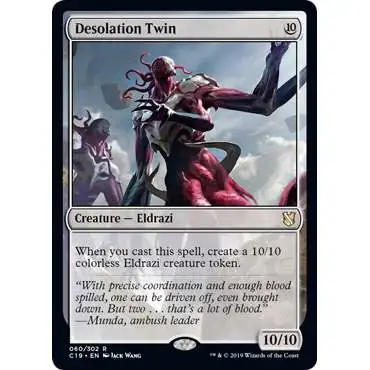 MtG Commander 2019 Rare Desolation Twin #60