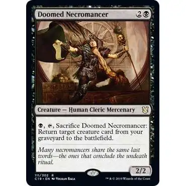 MtG Commander 2019 Rare Doomed Necromancer #111