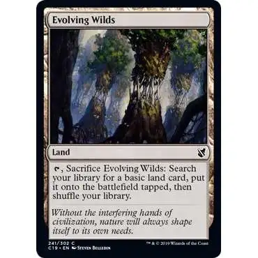 MtG Commander 2019 Common Evolving Wilds #241