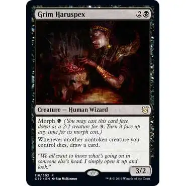 MtG Commander 2019 Rare Grim Haruspex #118