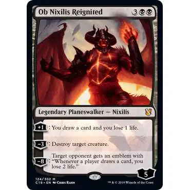 MtG 2019 Commander Mythic Rare Ob Nixilis Reignited #124