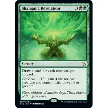 MtG Commander 2019 Rare Shamanic Revelation #180