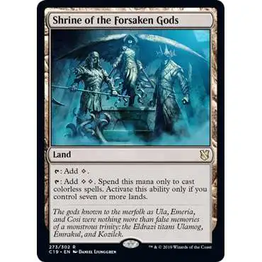 MtG Commander 2019 Rare Shrine of the Forsaken Gods #273