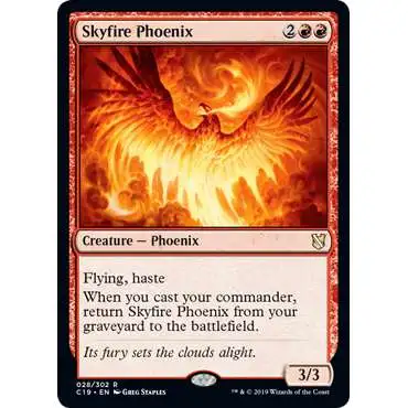 MtG 2019 Commander Rare Skyfire Phoenix #28