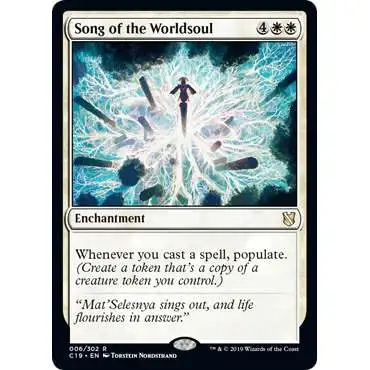 MtG 2019 Commander Rare Song of the Worldsoul #6