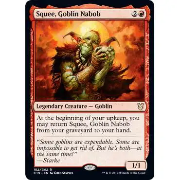 MtG Commander 2019 Rare Squee, Goblin Nabob #152