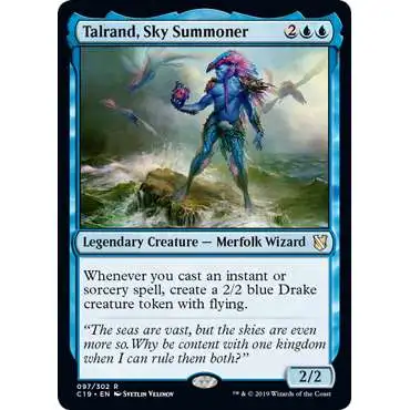MtG 2019 Commander Rare Talrand, Sky Summoner #97