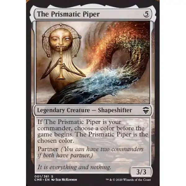 MtG Trading Card Game Commander Legends Common The Prismatic Piper #1