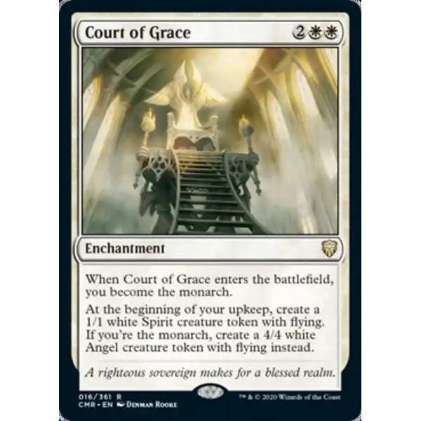 MtG Trading Card Game Commander Legends Rare Court of Grace #16