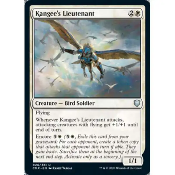 MtG Trading Card Game Commander Legends Uncommon Kangee's Lieutenant #26
