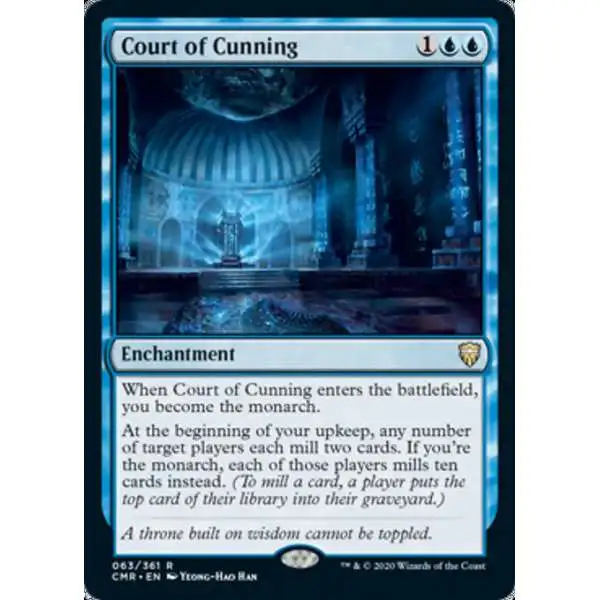 MtG Trading Card Game Commander Legends Rare Court of Cunning #63