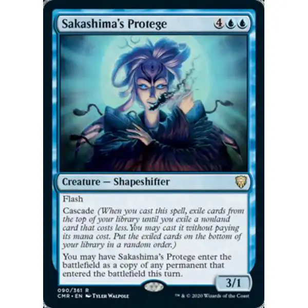 MtG Trading Card Game Commander Legends Rare Sakashima's Protege #90