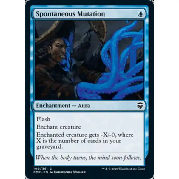 MtG Trading Card Game Commander Legends Common Spontaneous Mutation #100