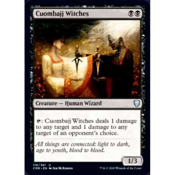 MtG Trading Card Game Commander Legends Uncommon Cuombajj Witches #116
