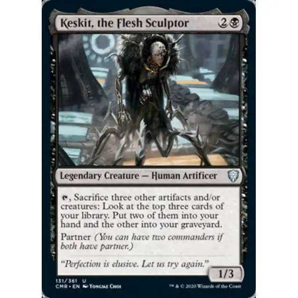 MtG Trading Card Game Commander Legends Uncommon Keskit, the Flesh Sculptor #131