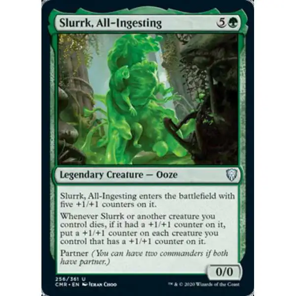 MtG Trading Card Game Commander Legends Uncommon Slurrk, All-Ingesting #256