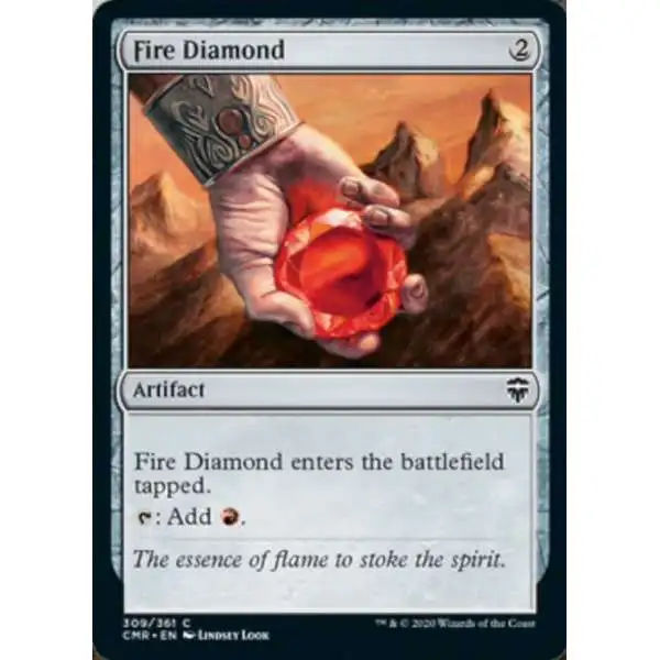 MtG Trading Card Game Commander Legends Common Foil Fire Diamond #309