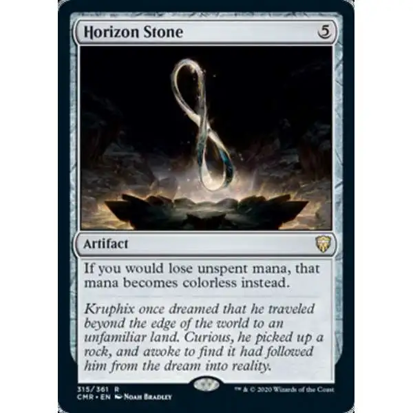 MtG Trading Card Game Commander Legends Rare Horizon Stone #315
