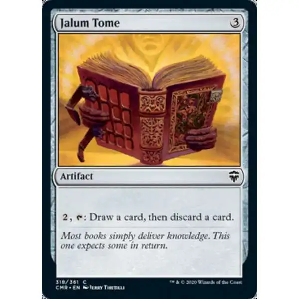 MtG Trading Card Game Commander Legends Common Jalum Tome #318