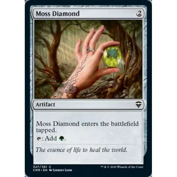 MtG Trading Card Game Commander Legends Common Moss Diamond #327