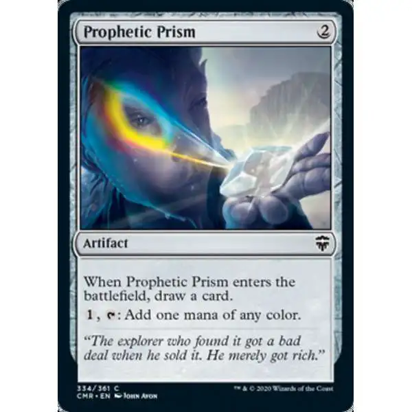 MtG Trading Card Game Commander Legends Common Prophetic Prism #334