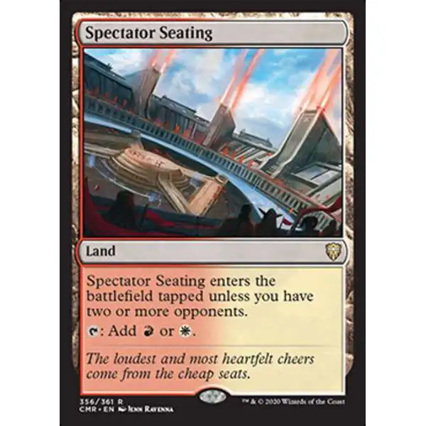 MtG Trading Card Game Commander Legends Rare Spectator Seating #356