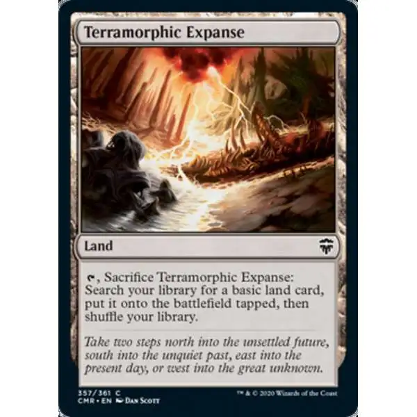 MtG Trading Card Game Commander Legends Common Terramorphic Expanse #357