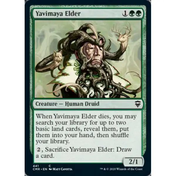 MtG Trading Card Game Commander Legends Common Yavimaya Elder #441 [Commander Deck]