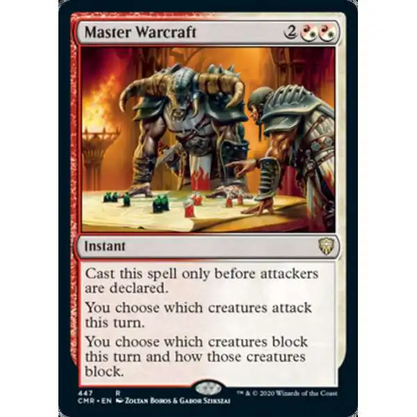 MtG Trading Card Game Commander Legends Rare Master Warcraft #447 [Commander Deck]