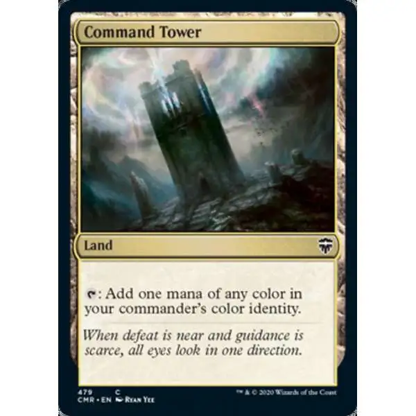 MtG Trading Card Game Commander Legends Common Command Tower #479