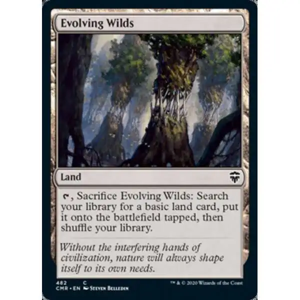 MtG Trading Card Game Commander Legends Common Evolving Wilds #482 [Commander Deck]