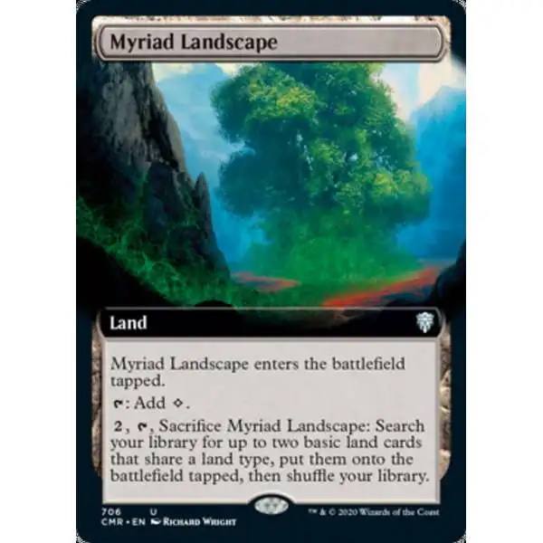 mtg landscape cards Myriad (Borderless Alternate Art) [Commander Masters] none) closed.class Magic The Gathering Trading Card