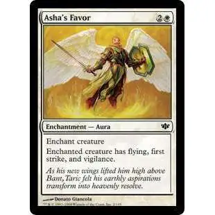 MtG Trading Card Game Conflux Common Asha's Favor #2