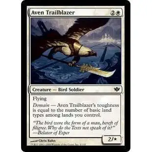 MtG Trading Card Game Conflux Common Aven Trailblazer #4