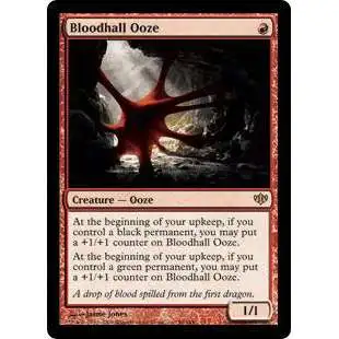 MtG Trading Card Game Conflux Rare Bloodhall Ooze #59