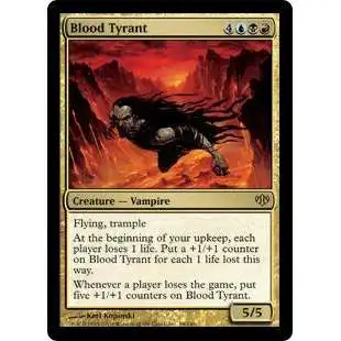 MtG Trading Card Game Conflux Rare Blood Tyrant #99