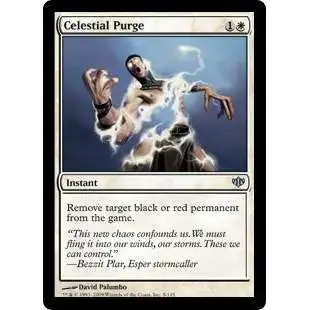 MtG Trading Card Game Conflux Uncommon Celestial Purge #5