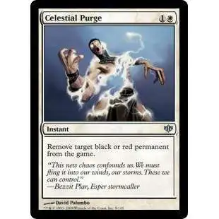 MtG Trading Card Game Conflux Uncommon Foil Celestial Purge #5