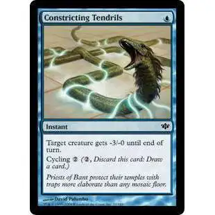 MtG Trading Card Game Conflux Common Constricting Tendrils #22