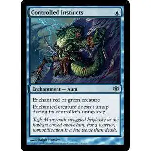 MtG Trading Card Game Conflux Uncommon Controlled Instincts #23